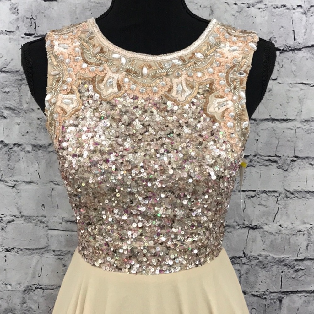 Lace & Beads Formal Dress (329)